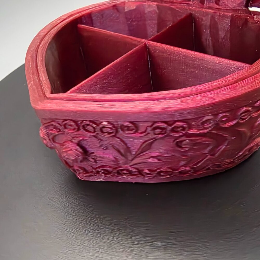 Open Face Heart Shaped Box - Picture 9 of 11